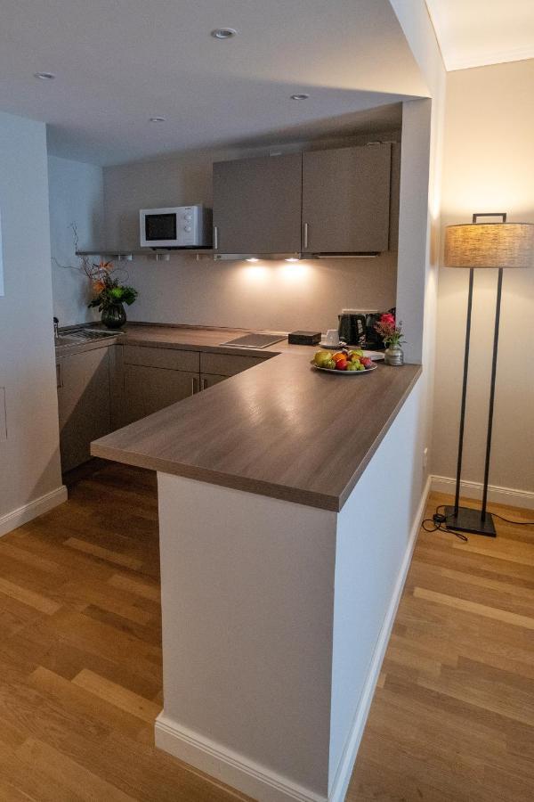 ヴィラ ヴィタ ホテル ＆ レジデンツ ローゼンパーク マールブルク Marburg エクステリア 写真 A small kitchen with a peninsula